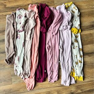 8 Kyte BABY Assorted Girl Rompers *read description*